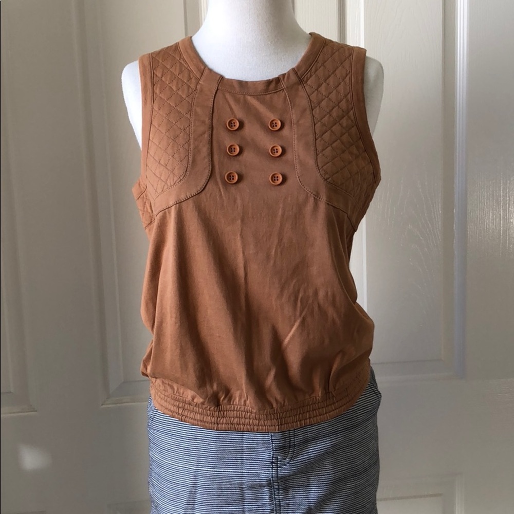 CHLOE Brown Tank Top